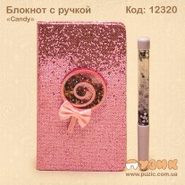 Блокнот "Candy" с ручкой