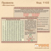 Правила по математике