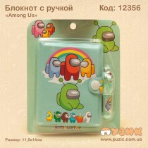 Блокнотик с ручкой "Among Us"