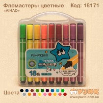 Набір фломастерів 18кол.