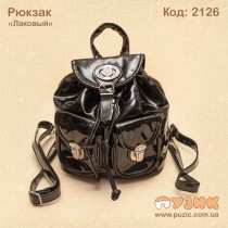 Рюкзак лаковий 