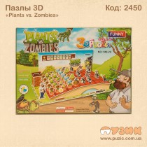 3D Пазли «Plants vs. Zombies»