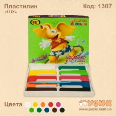 Пластилин "Слон" 10 цветов