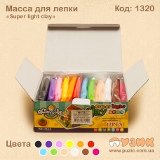 Масса для лепки «Super light clay» 
