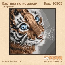 Картина по номерам "Тигреня"