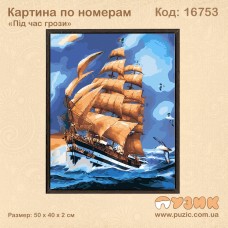 Картина по номерам "Під час грози"