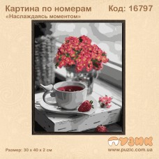 Картина по номерам "Наслаждаясь моментом" 30х40см