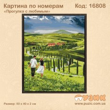 Картина по номерам "Прогулка с любимым" 50х40 см