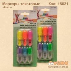 Маркеры текстовые "Fruits"