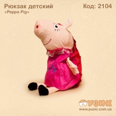 Рюкзак детский "Peppa Pig" велюровый