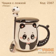 Чашка "Панда" с ложкой