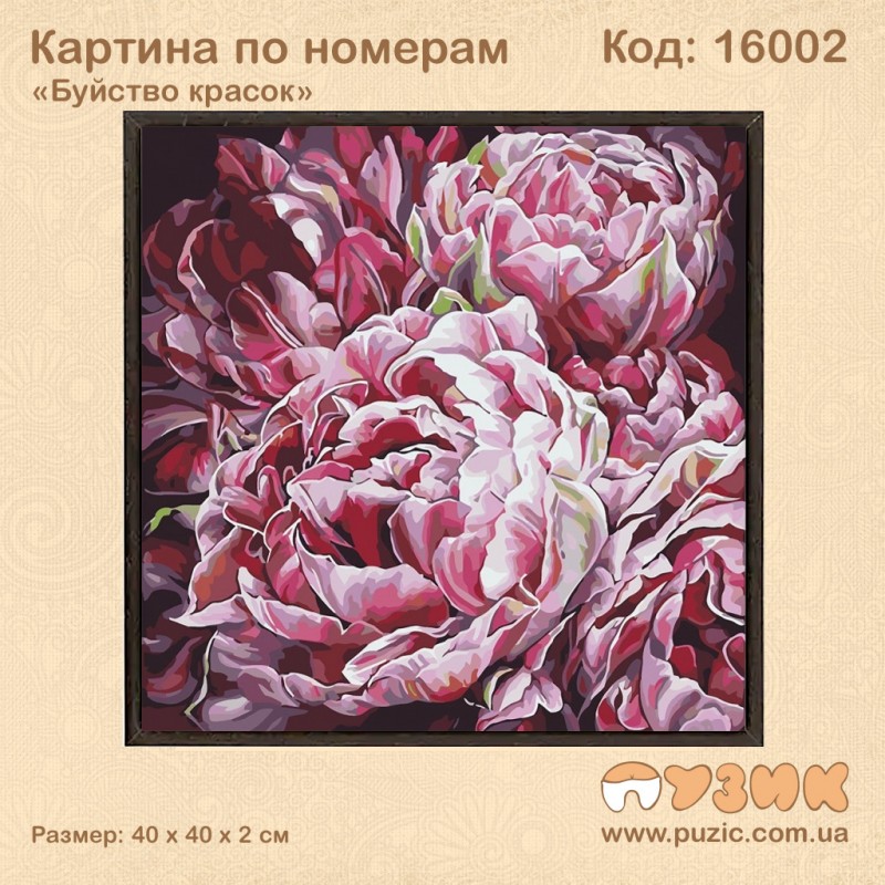 Картины по номерам "Буйство красок"