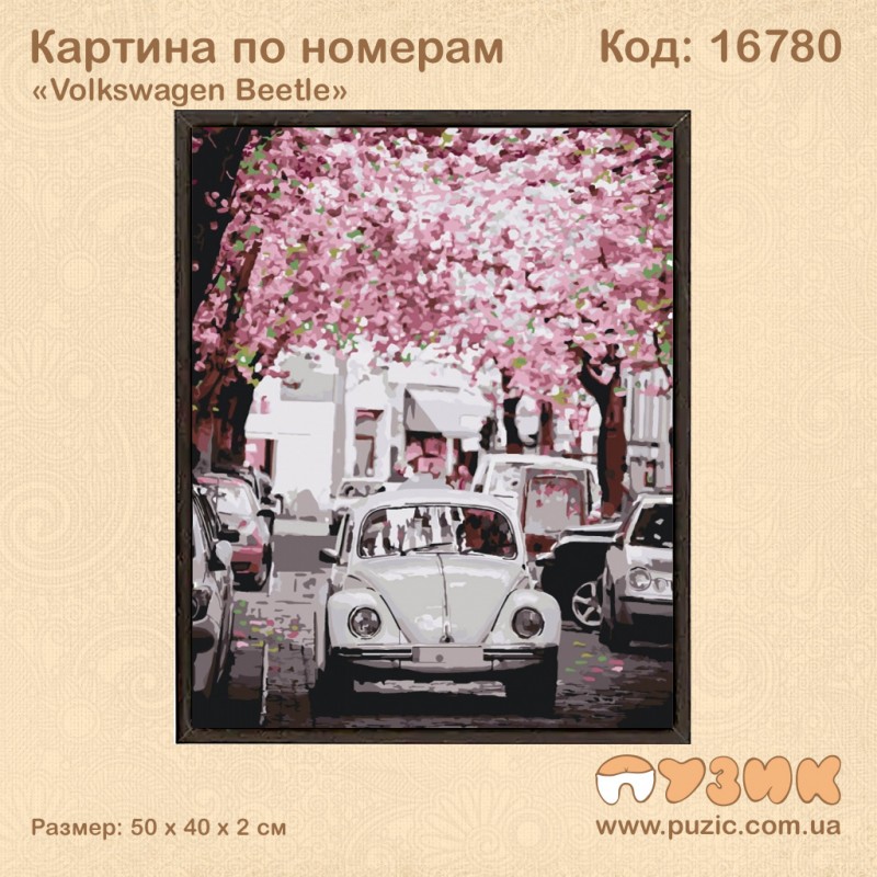 Картина по номерам «Volkswagen Beetle»