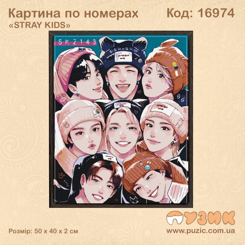 Картина по номерах «STRAY KIDS»