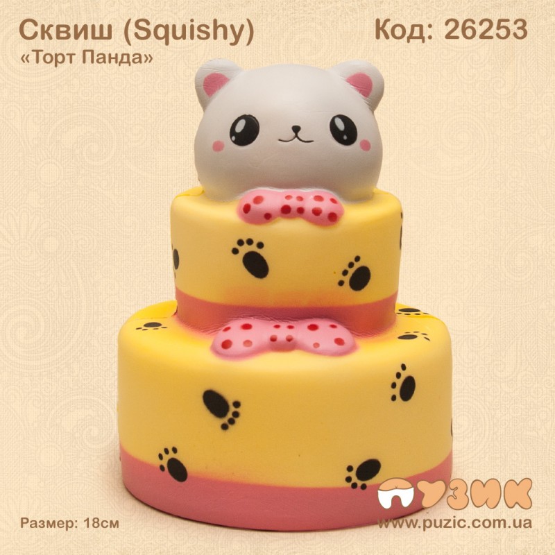 Сквиш (Squishy) "Торт Панда"