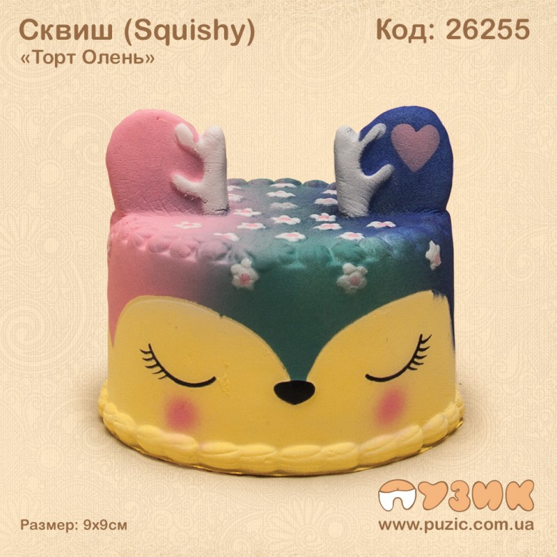 Сквиш "Торт - Олень" squishy