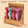 Линейка "Фламинго" деревянная