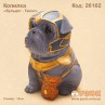 Копилка "Бульдог в костюме Таноса" керамическая