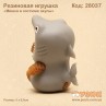 Резиновая игрушка "Мишка в костюме акулы"